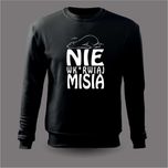 bluza z nadrukiem prezent nie wk* misia humor urodziny walentynki XXL