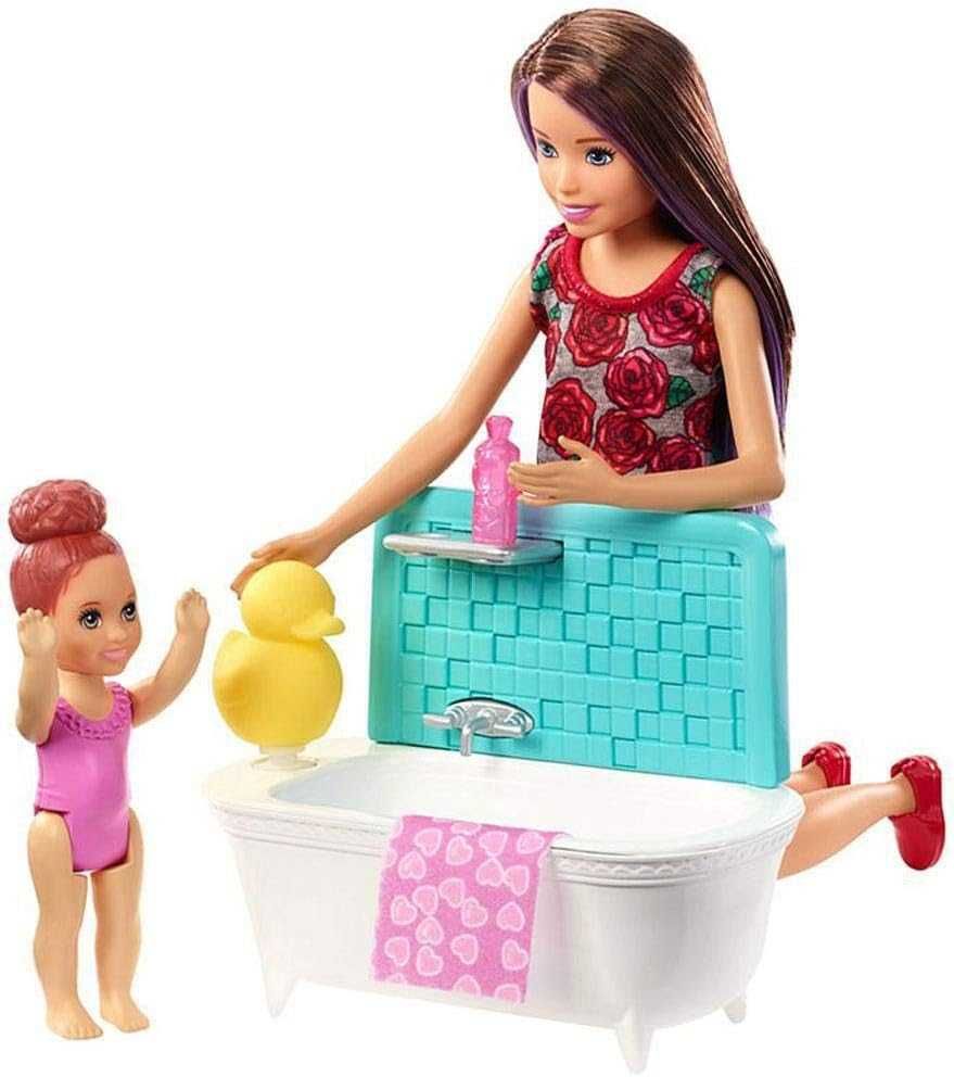 Barbie Opiekunka Do Dziecka Lalka z Akcesoriami,