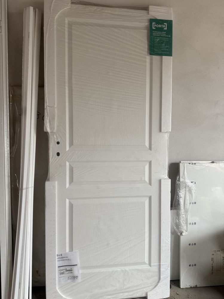Drzwi Porta wewnetrzne białe 80