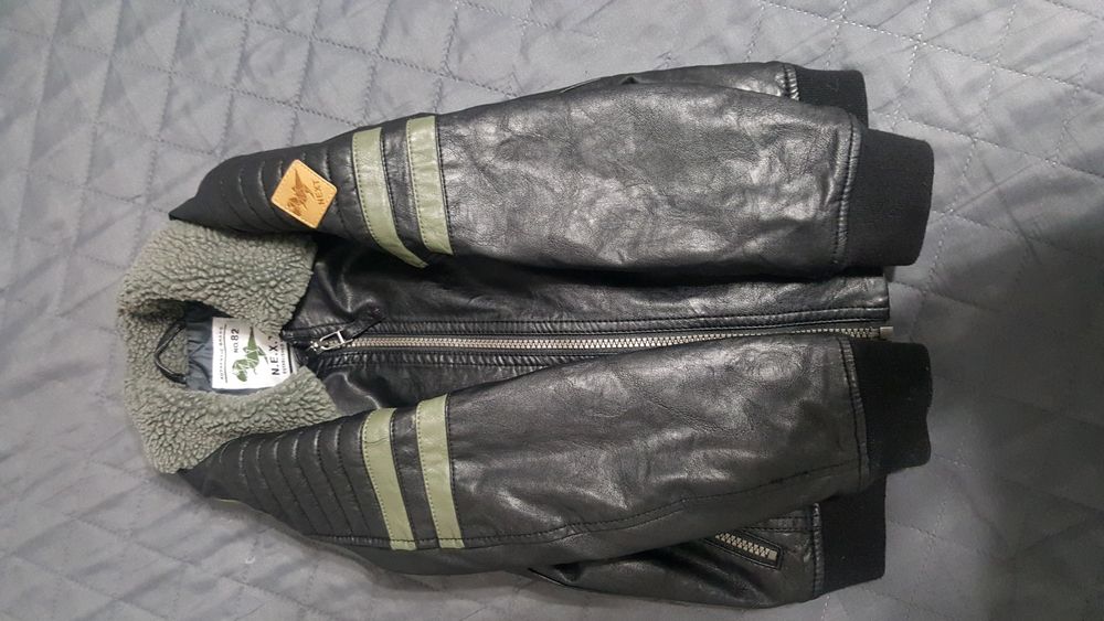 Next kurtka skóra ekologiczna ramoneska bomberka 116