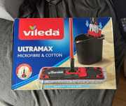Vileda Zestaw Ultramax BOX Mop Płaski + Wiadro