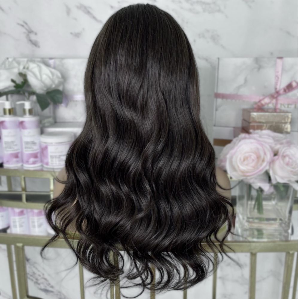 Nowa naturalna peruka lace front 100% ludzki wlos na co dzien