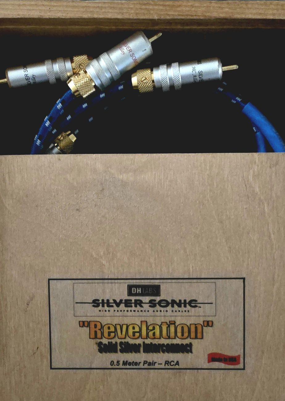 DH Labs Silver Sonic Revelation 0.5м(Solid Silver Interconnect, RCA