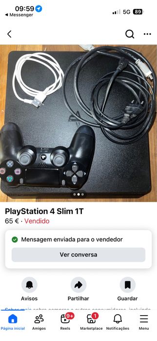 Ps4 de 1 tb com gta