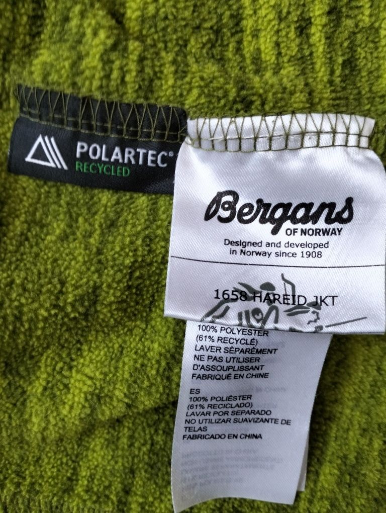 Bergans Of Norway Hareid polartec bluza polarowa z kapturem roz M