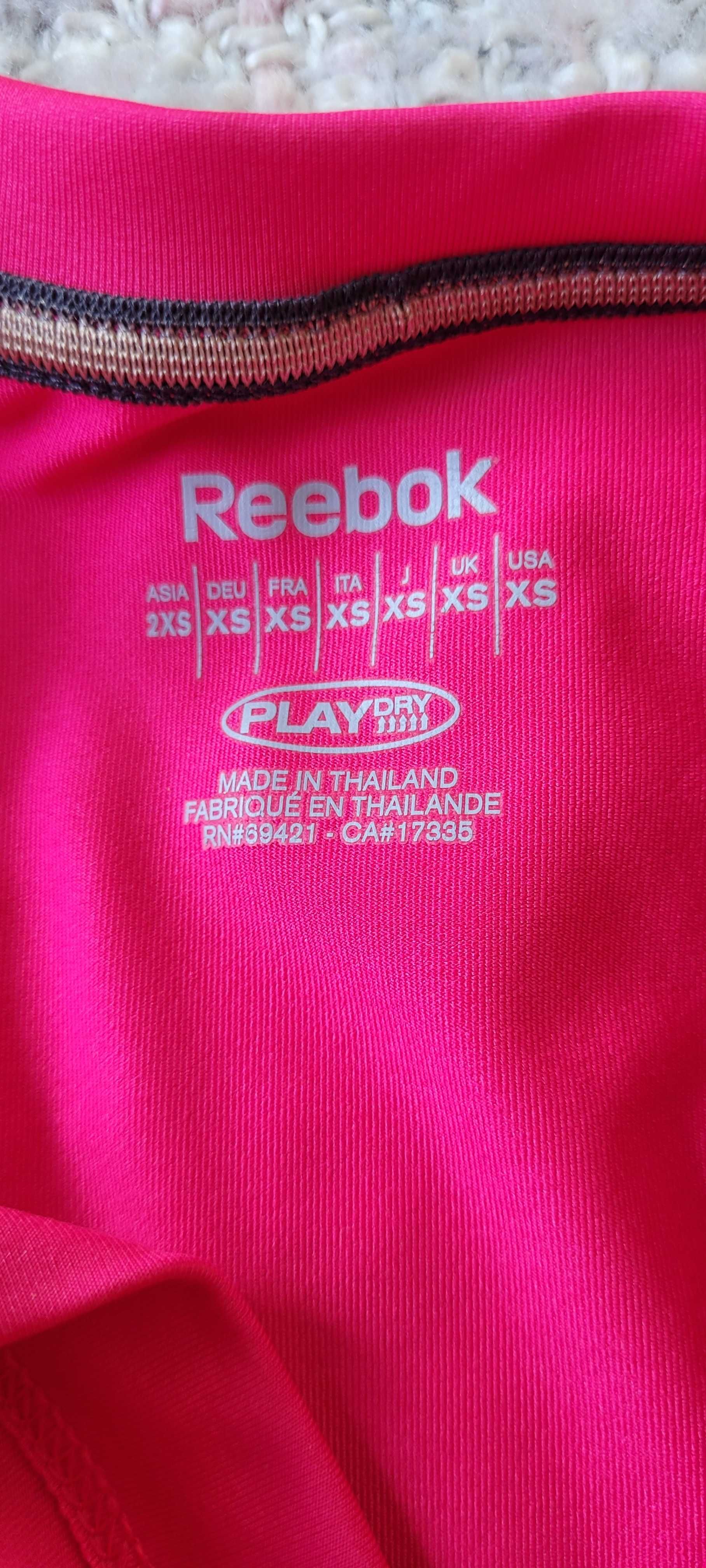 Różowa koszulka sportowa treningowa fuksja Reebok,rozmiar xs