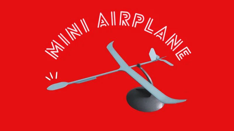 Mini Avião de Voo Preciso