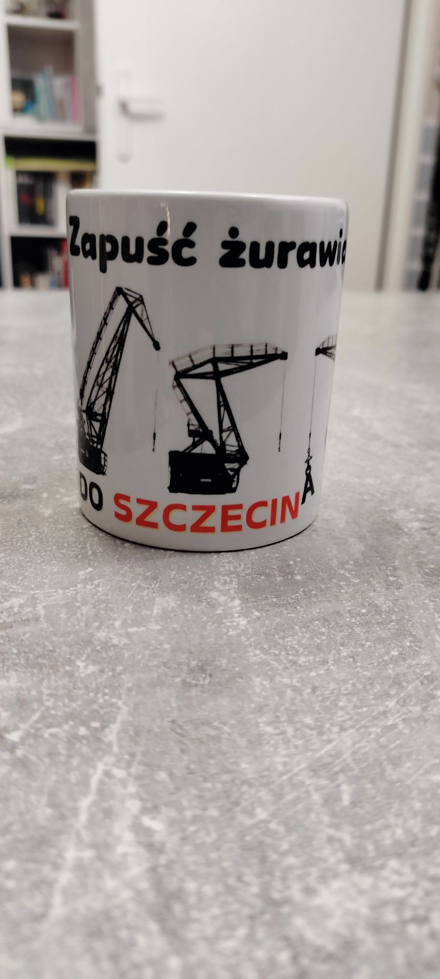 Kubek 330 ml z nadrukiem Szczecin