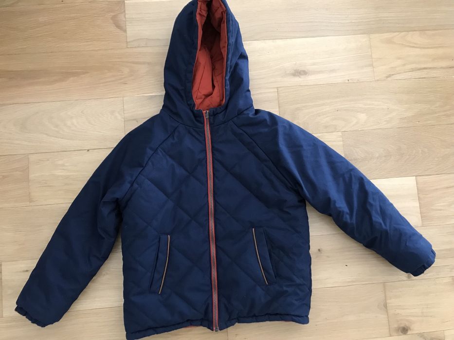 Kurtka zimowa dwustronna Okaidi rozmiar 140