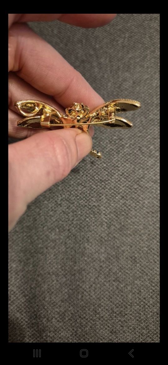 Broszka ważka Outlander dla fanów serialu owad dragonfly