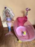 Syrenka - Baby born + wanienka b.dobry  stan