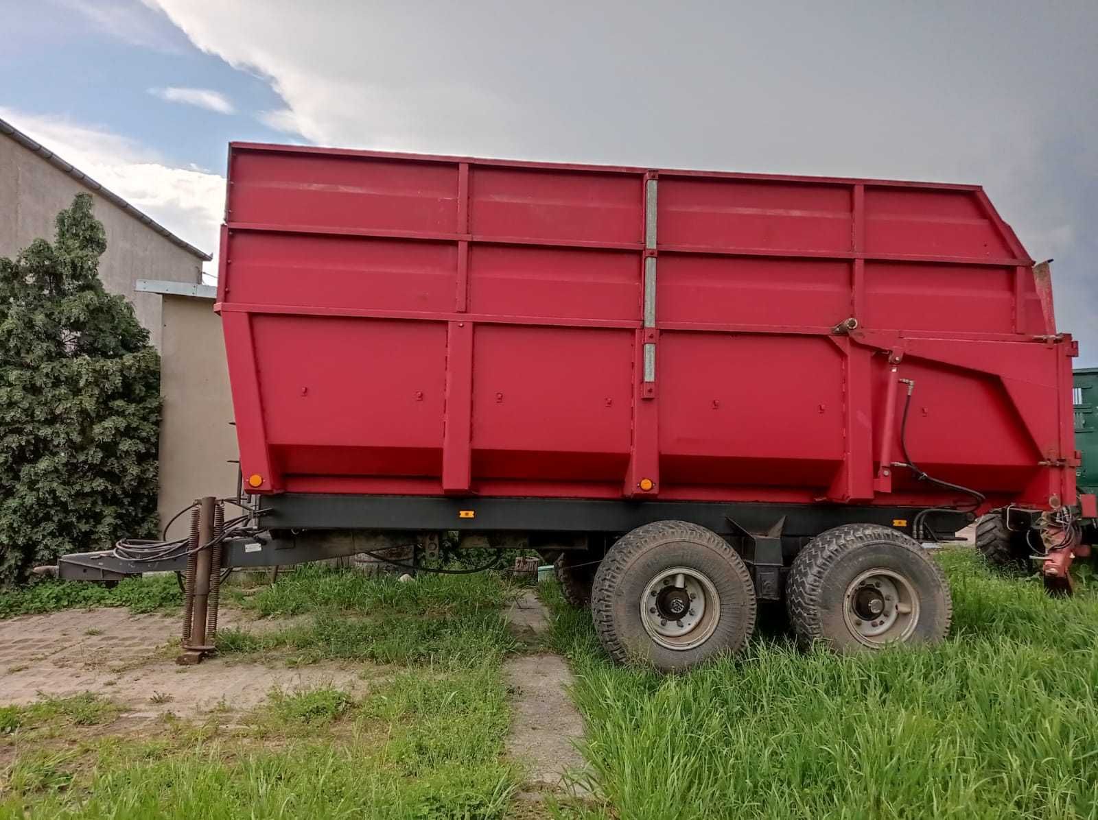 Przyczepa tandem typu LMR 14t z nadstawkami 16t