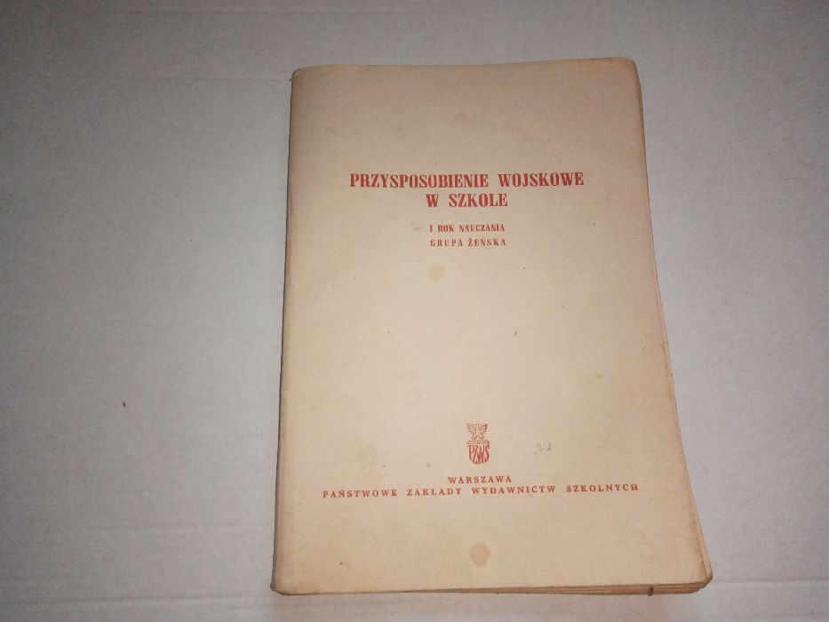 Przysposobienie wojskowe w szkole I rok nauczania 1965r.