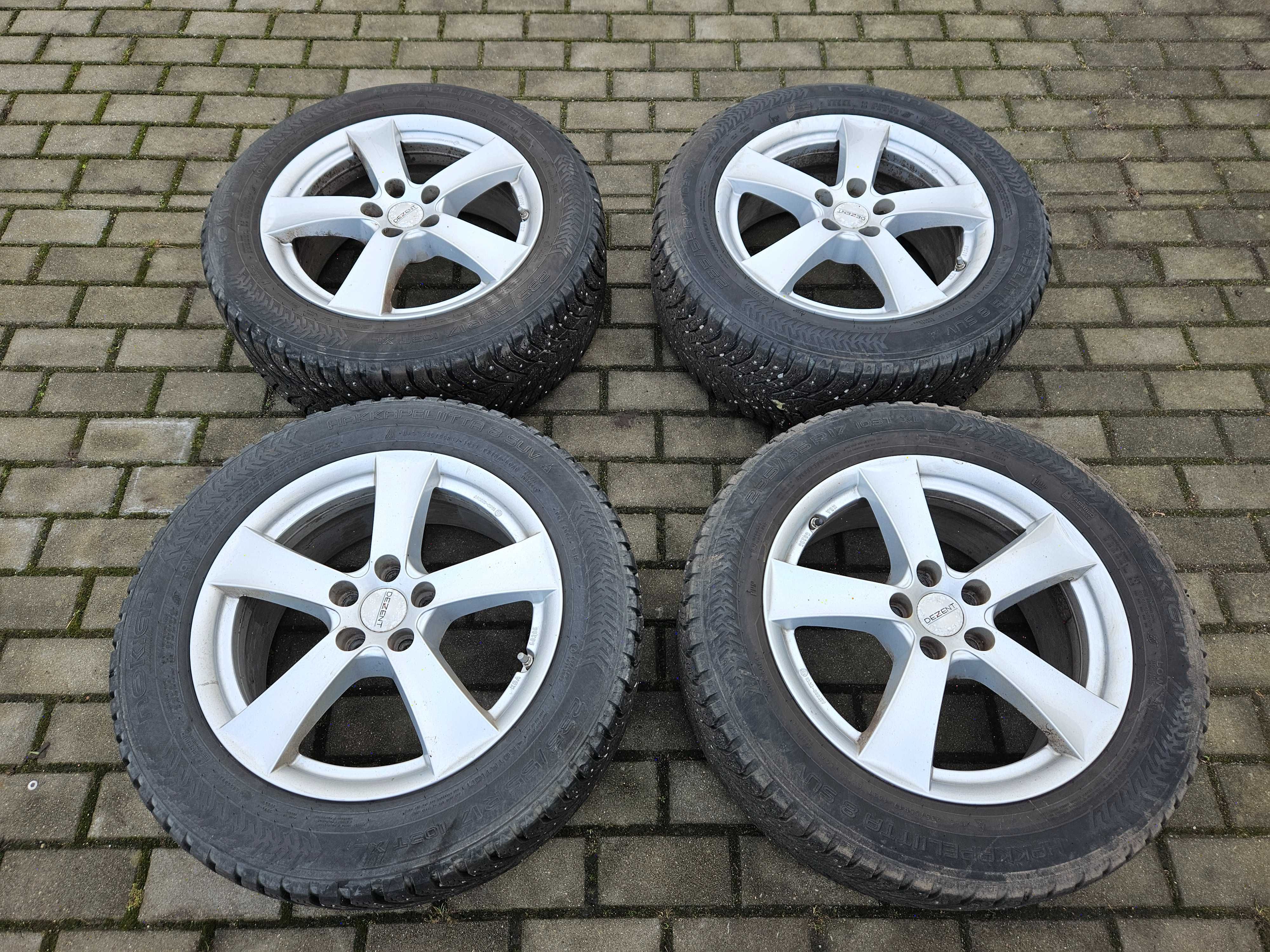 Koła felgi 17 opony zimowe 235/55/17 5x108 Ford bdb stan K61