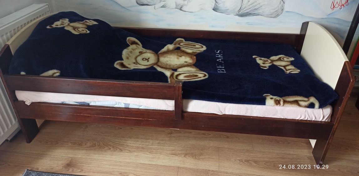 Łóżko dziecięce drewniane model  Kami B 180x80