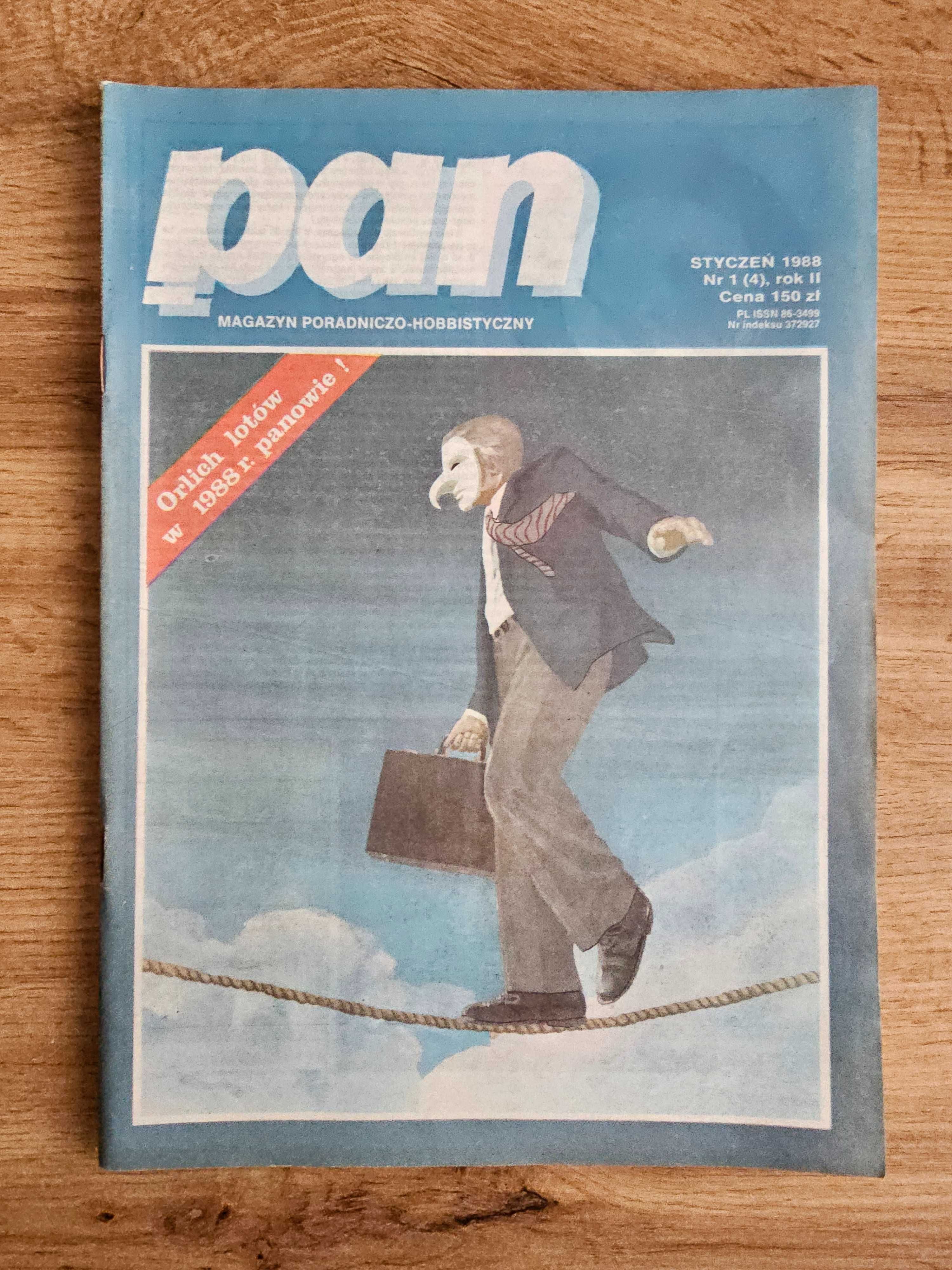 UNIKAT! Magazyn Poradniczo-Hobbistyczny PAN 1/1988 - polski Playboy
