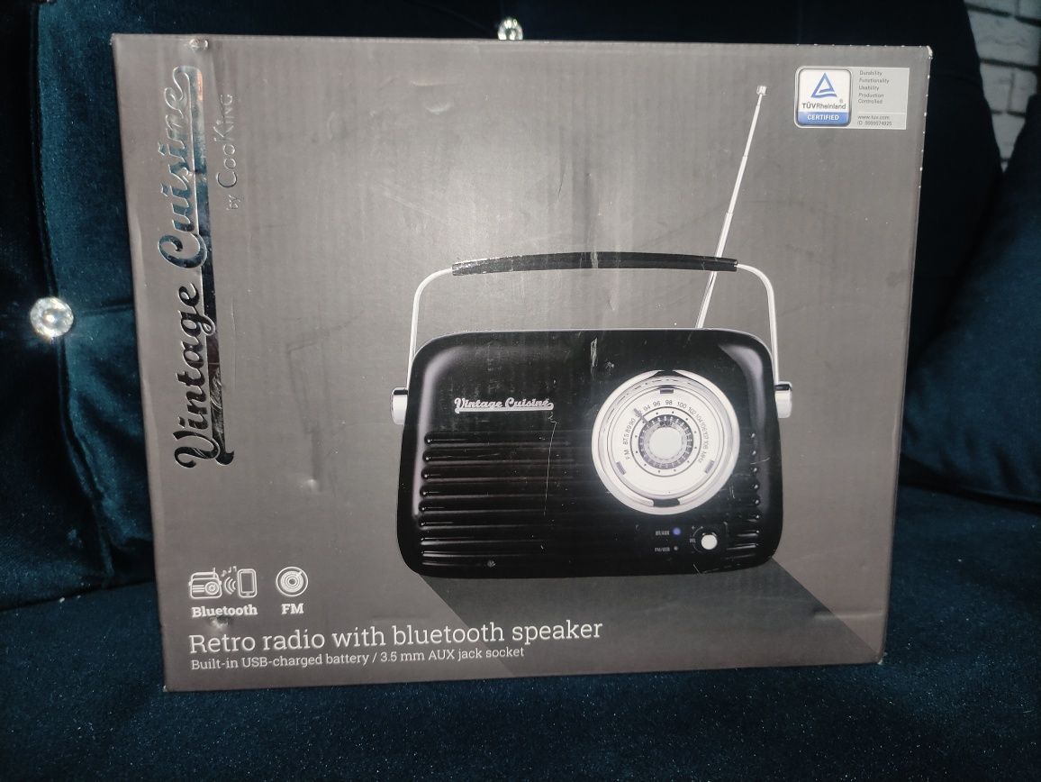 Nowe Radio vintage. Bluetooth FM