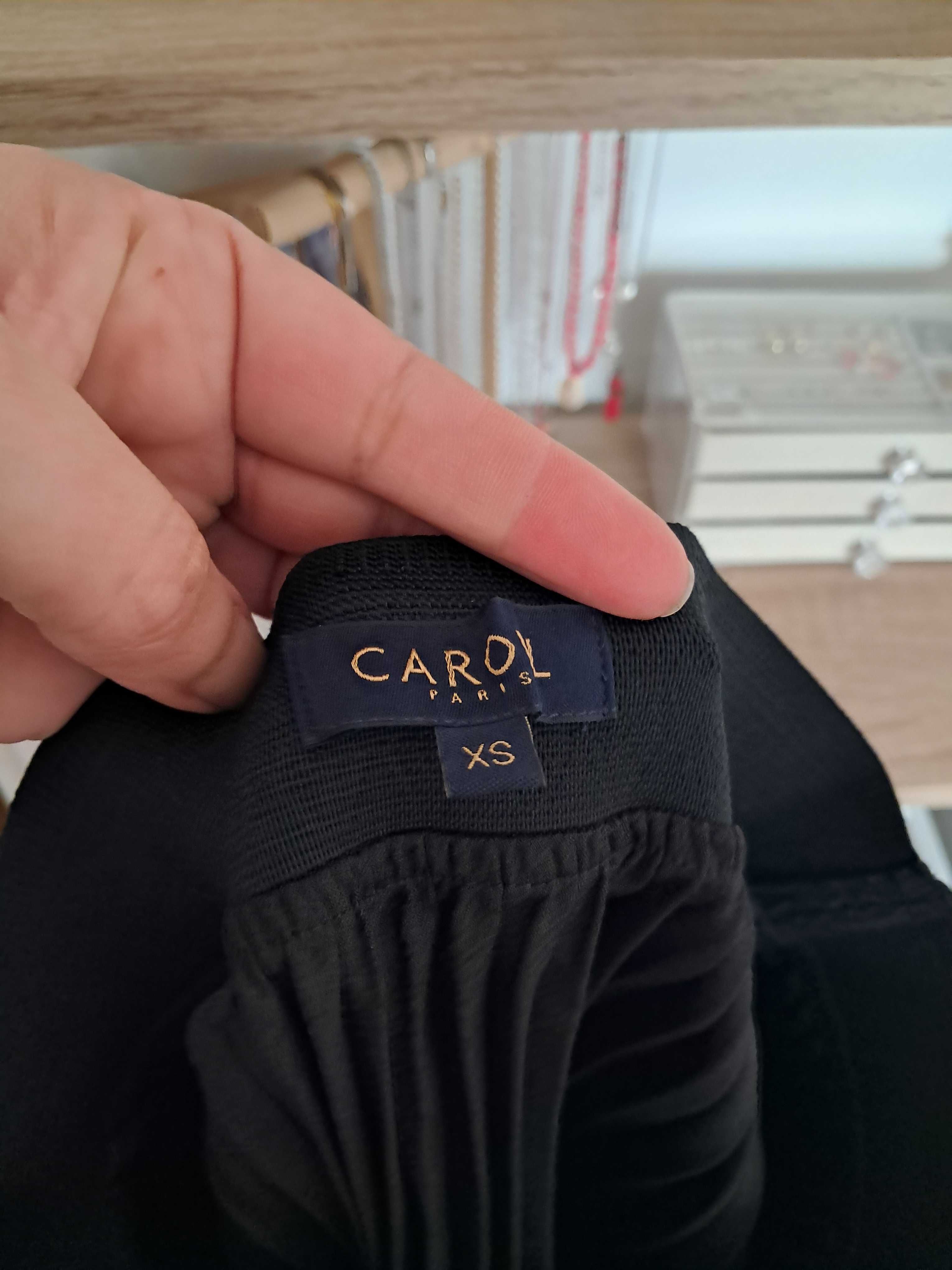 Saia preta comprida Loja Carol xs