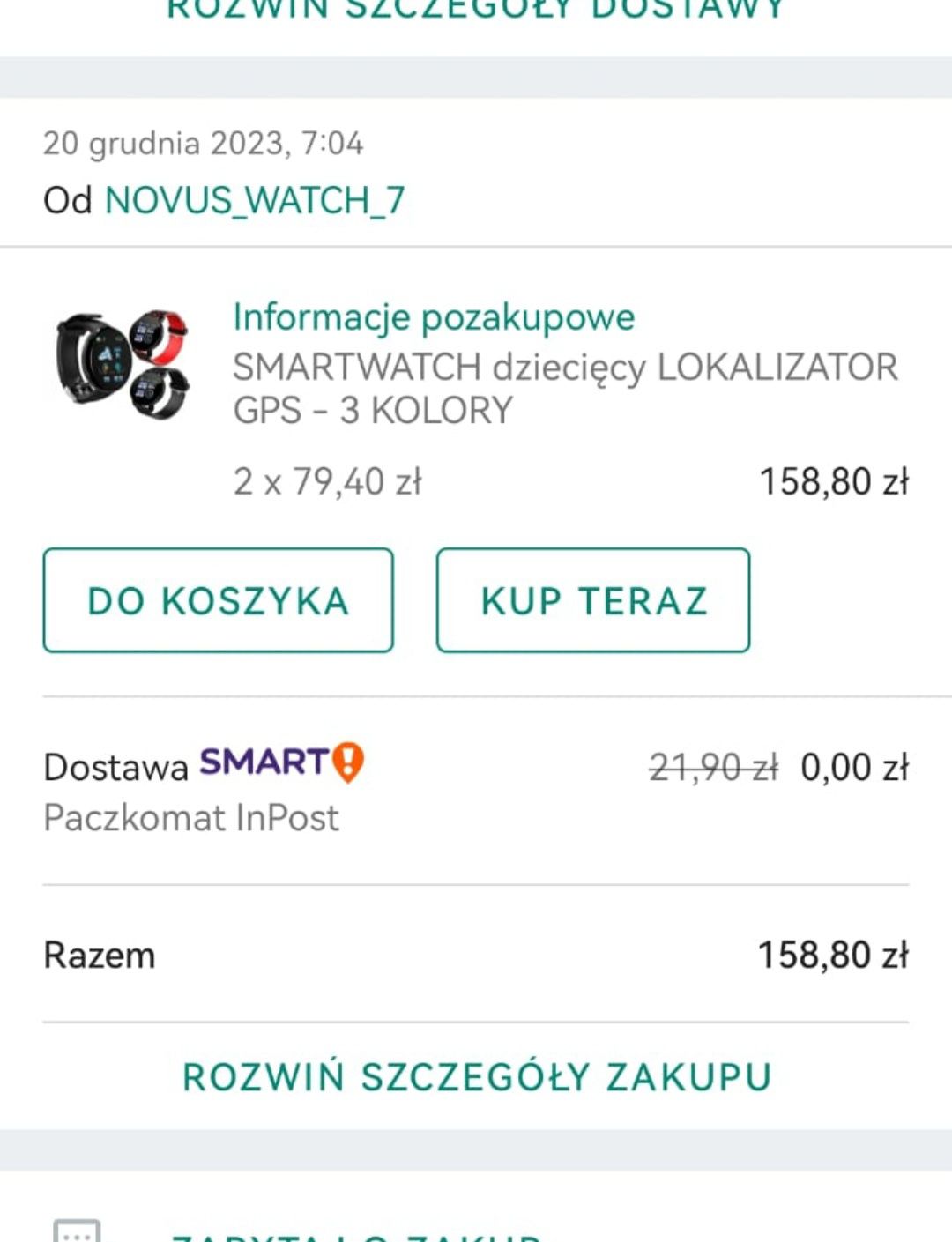 Smartwatch dwie sztuki  zegarek krokomierz GPS