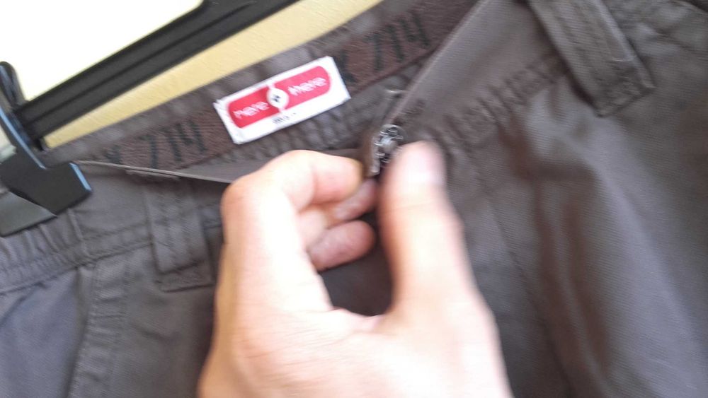 Spodnie Bojówki Here There roz M szaro-brązowe