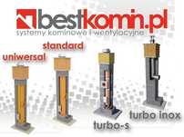 4m KW2+W2 Fi 200 BKS Komin ceramiczny Wentylacyjne Pustaki kominowe