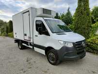 Mercedes-Benz Sprinter 519 2019r Chłodnia Mroźnia Termo King V-500 Max KONTENER  519 Cdi 3.0 Diesel 190KM  230V Kamera Klima Drukarka