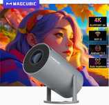 Projektor Magcubic HY300 Pro z Wsparciem 4K, Wtyczka EU, Android 11