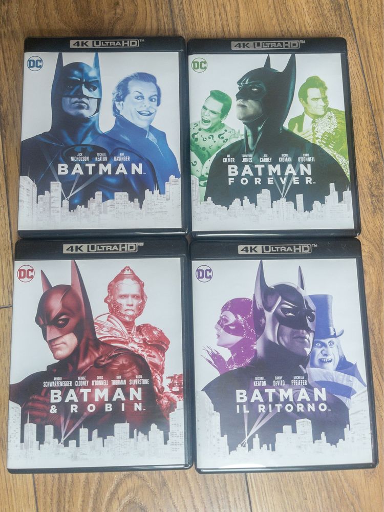 Film bluray blu-ray Batman Indiana Jones Resident Evil Dredd Holmes HD
