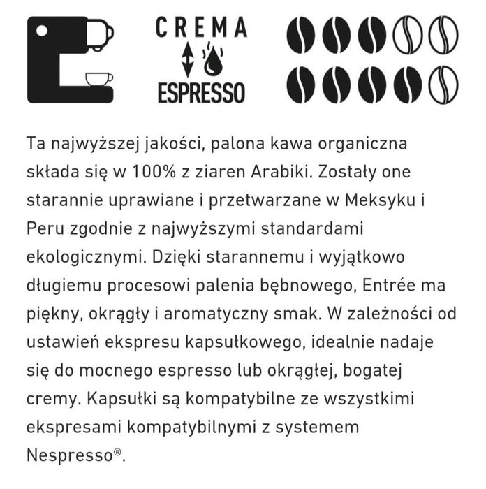 Kapsułki do kawy Hagenbeck do Nespresso