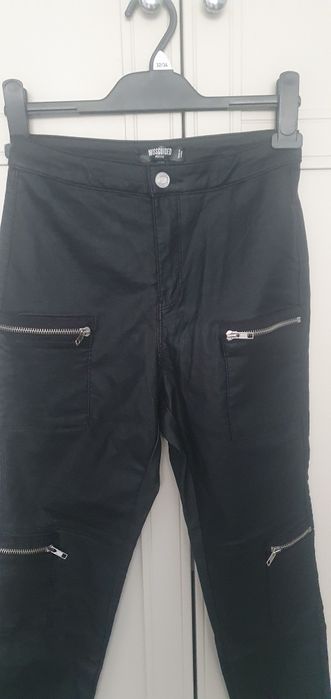 Spodnie woskowane missguided