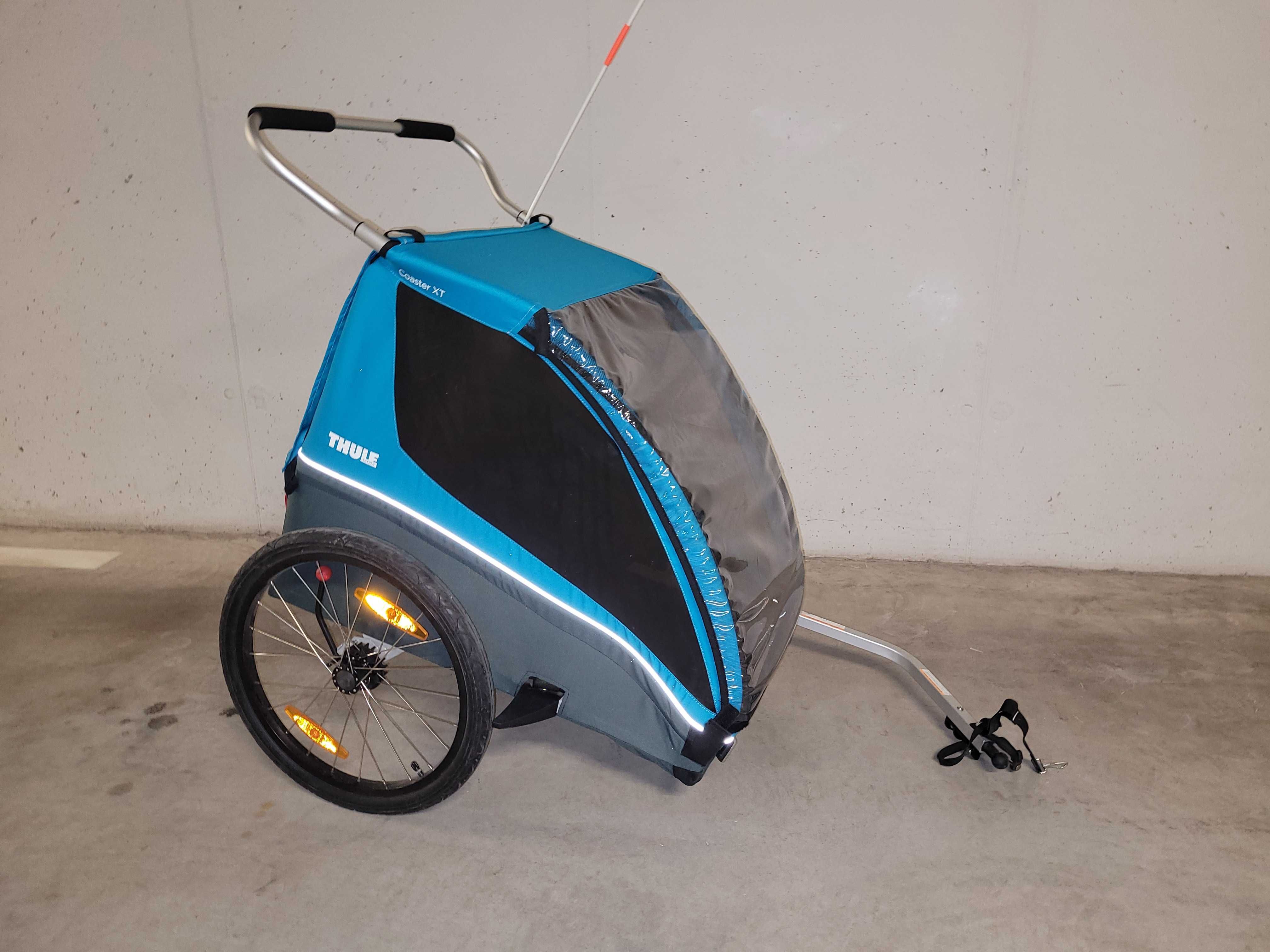 Przyczepka rowerowa Thule Coaster XT, dla dwójki dzieci