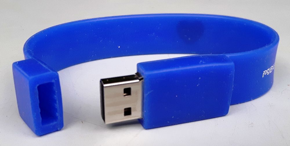 Флешка USB 2.0 на 8GB в силиконовом браслете