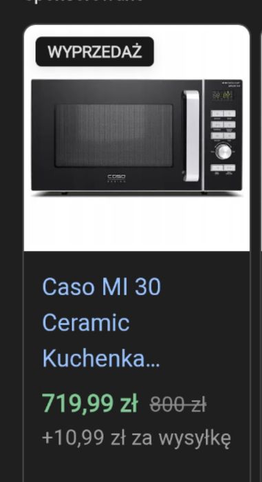 Mikrofala Caso MI 30 ceramic