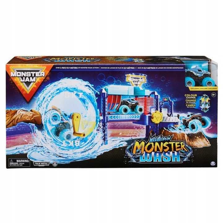 Spin Master Zestaw Supermyjnia Monster Jam Megalodon + auto, NOWY