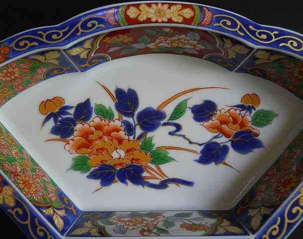 Винтажный Японский сервировочный фарфоровый набор для асорти