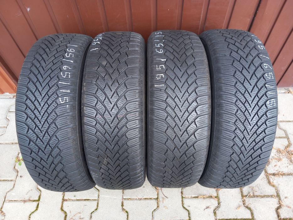4x Opony Używane Zimowe 195/65R15 Continental
