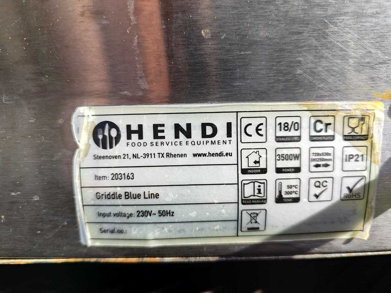 Płyta grillowa HENDI, Blue Line
