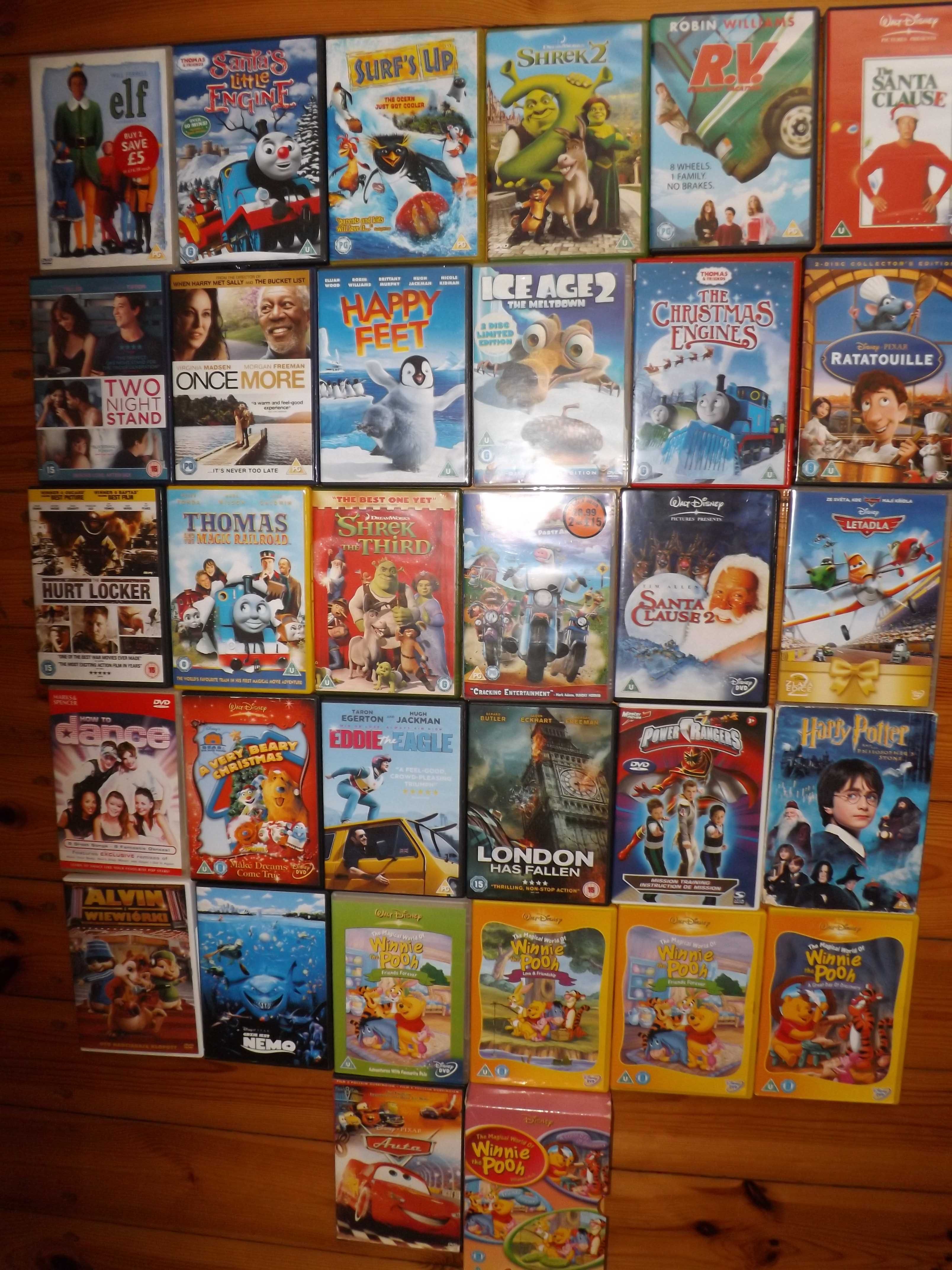 Disney  Harry  Epoka  Shrek filmy dvd bajki zestaw Tomek Olimp w ogniu