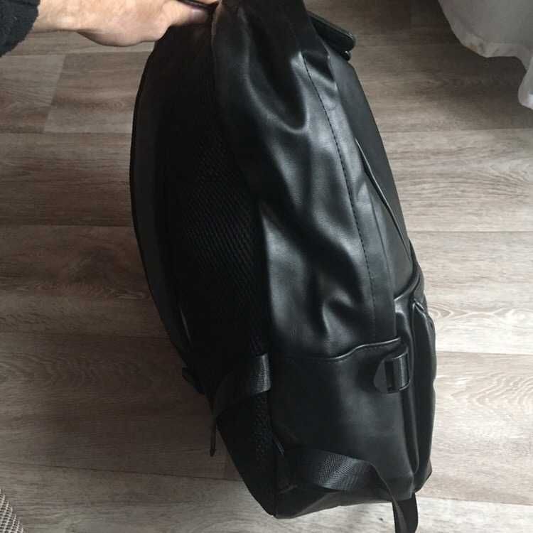 Мужской городской портфель экокожа міський великий рюкзак екошкіра