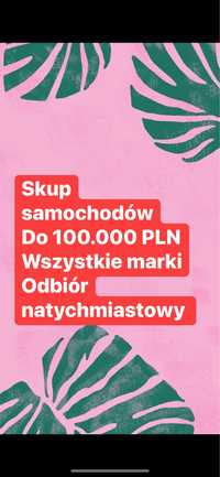 Skup aut do 100.000zł Płońsk Ciechanów Płock+200KM