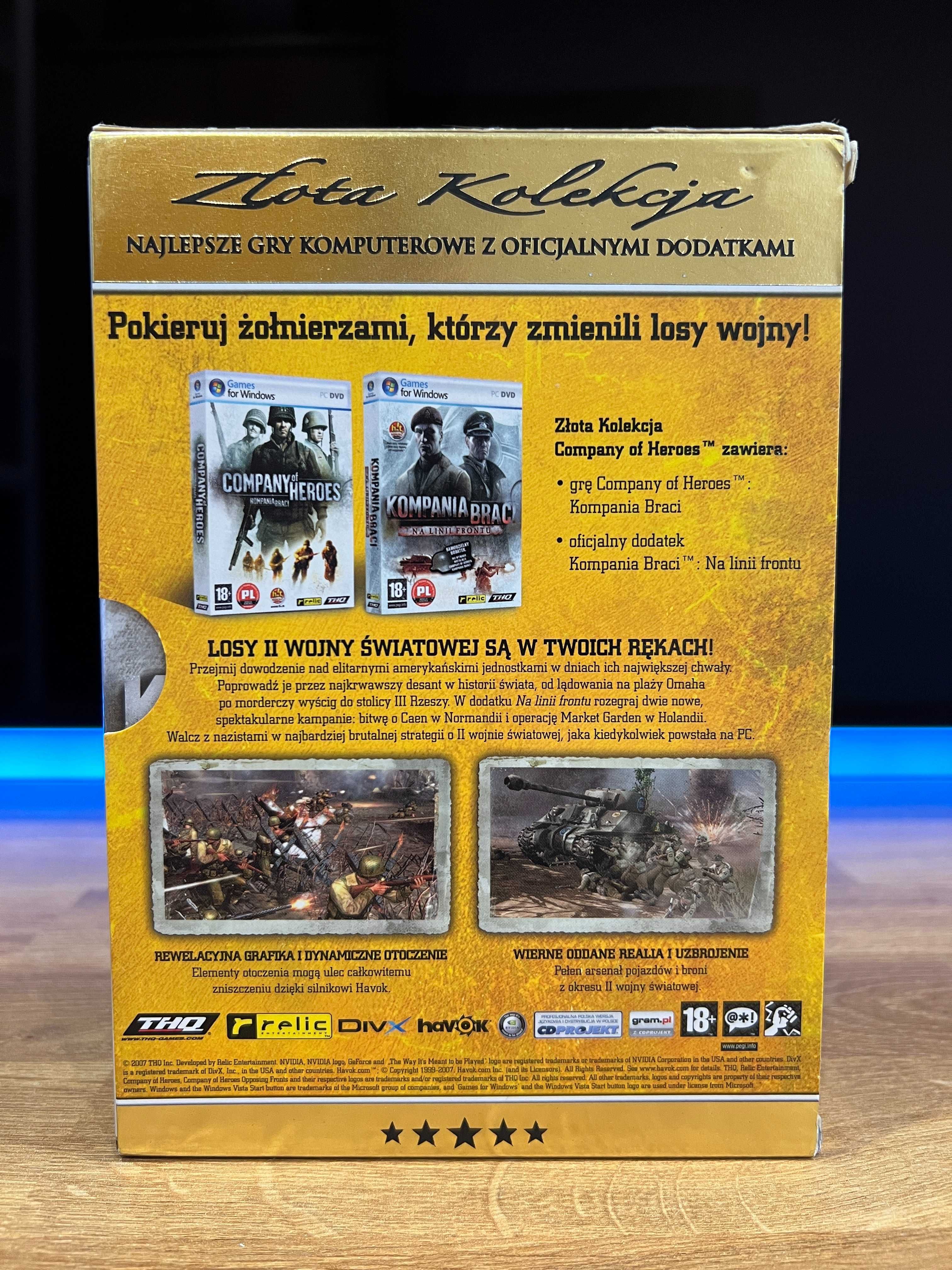 Company of Heroes (PC PL 2007) mini BIG BOX wydanie Złota Kolekcja