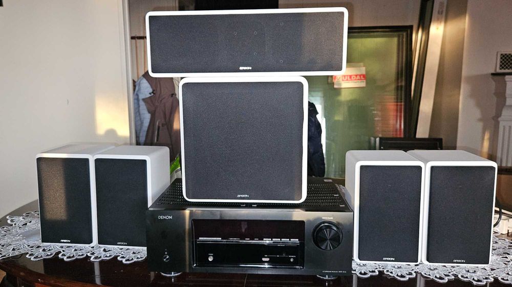 Denon AVR 1513 + głośniki Argon