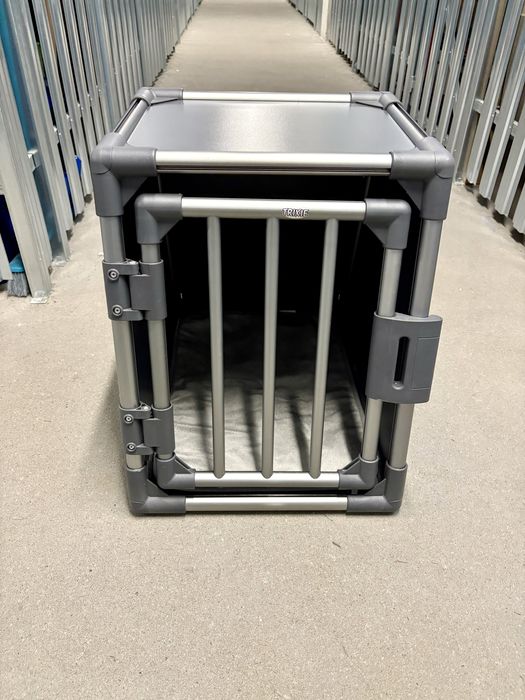 TRIXIE Klatka transportowa z aluminium, rozmiar S, grafitowa