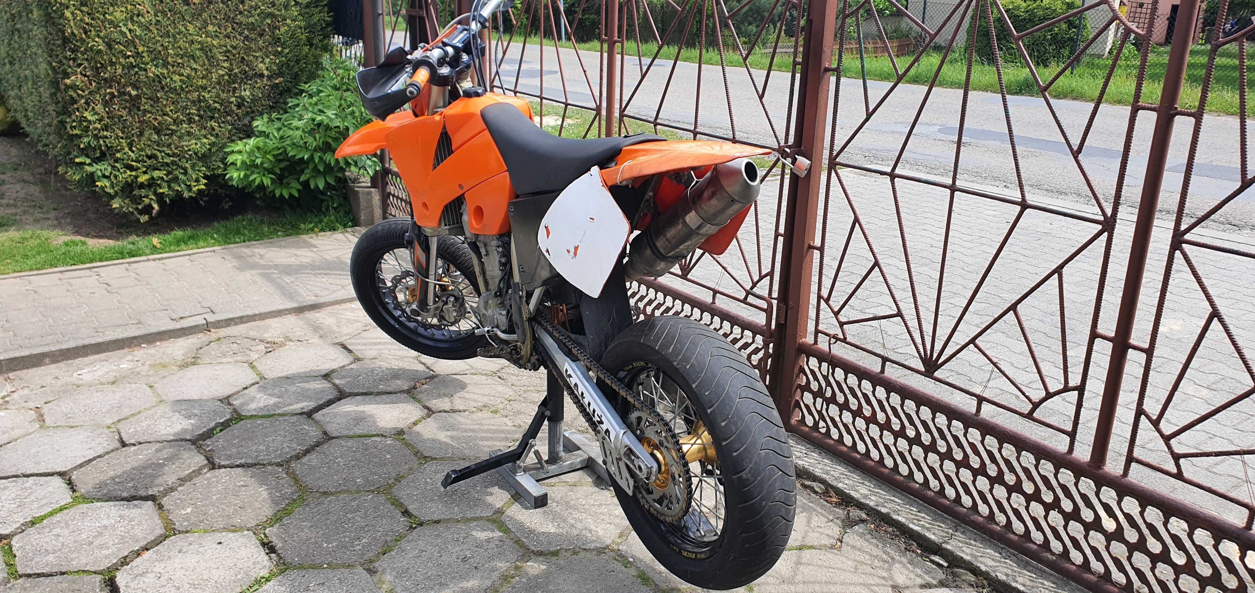 KTM 450 EXC Supermoto, Kałuża Motocykle, zamiana.