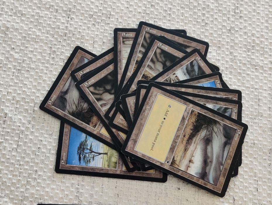 Magic the Gathering cartas aleatórias brancas