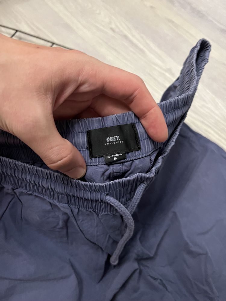 Спортивні штани OBEY Baggy Rap Pants Blue M y2k sk8