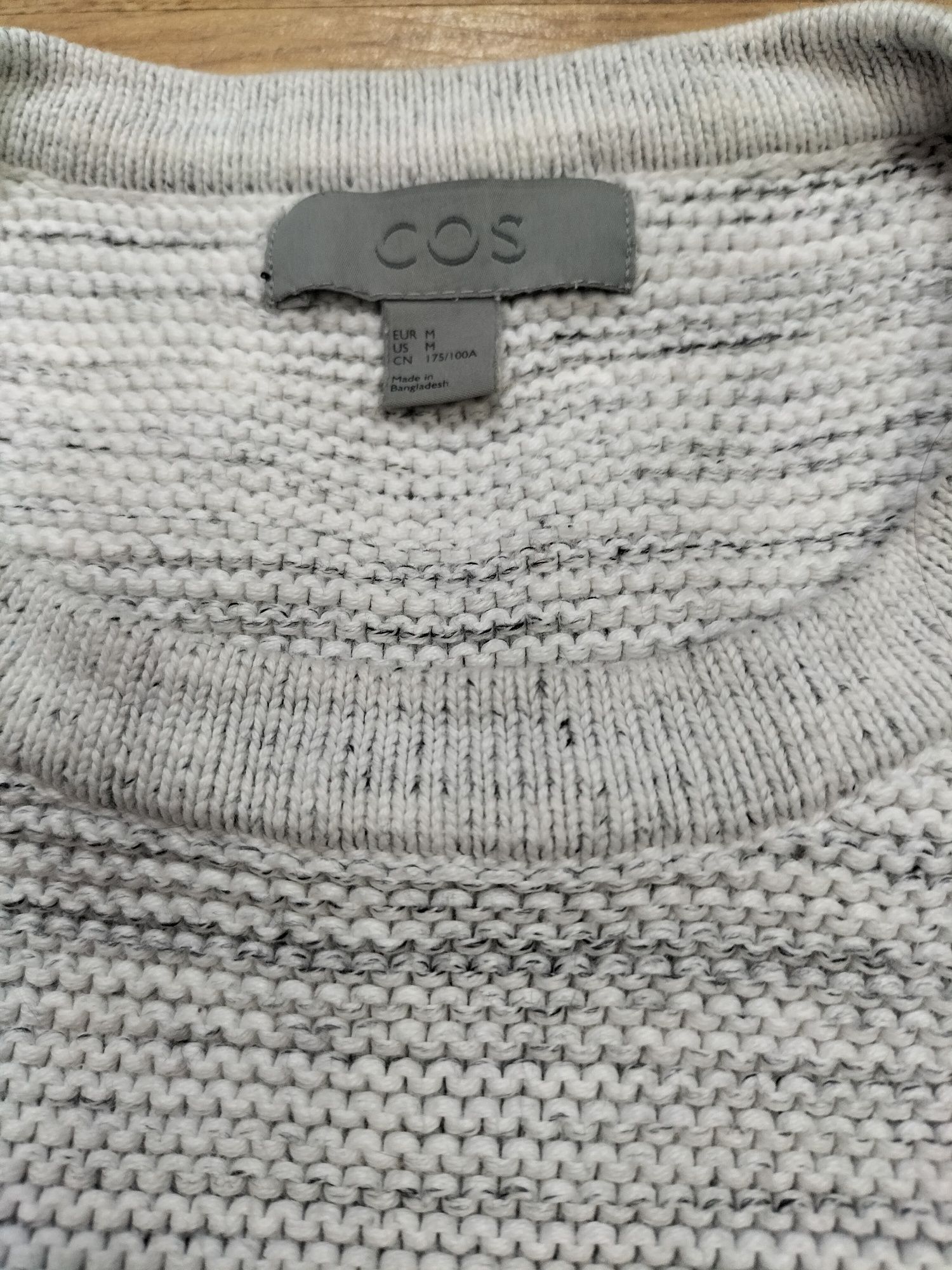 Sweter bawełna M COS vintage