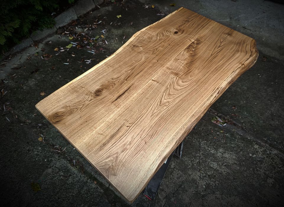 Blat na ławę biurko stolik kawowy stół 140x70-75 Live Edge