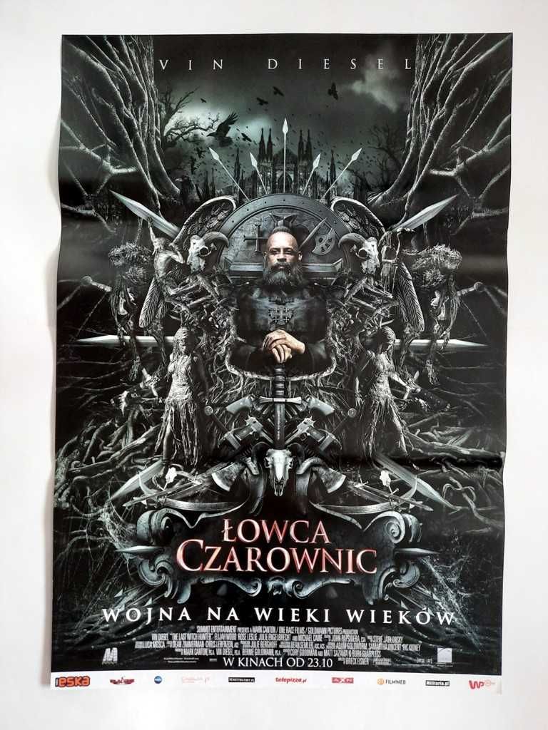 Plakat filmowy oryginalny - Łowca czarownic