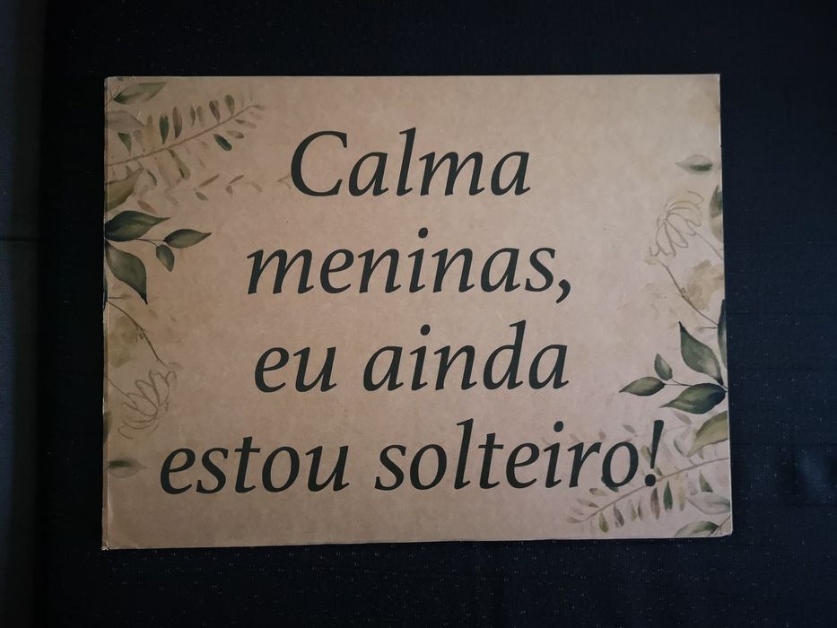 Placas de Casamento.